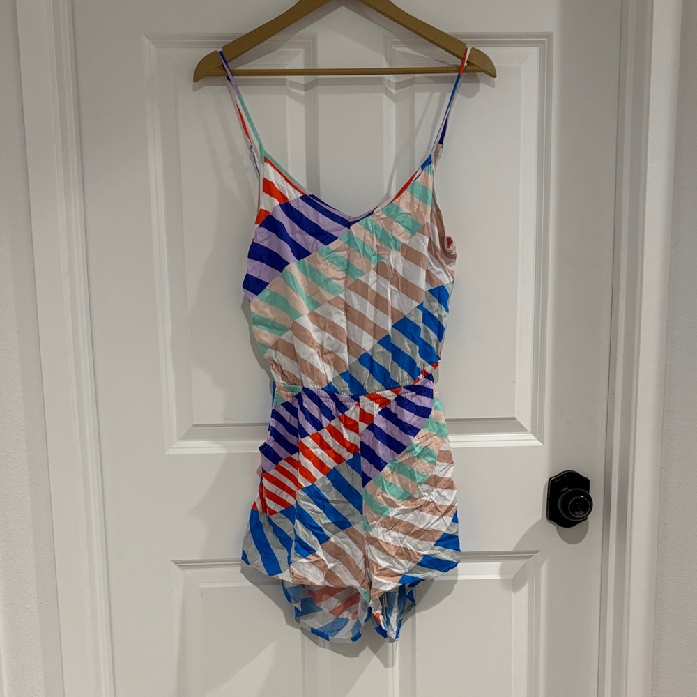 The Bikini Lab Multicolor Striped Romper - Picture 3 of 6